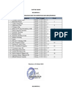 Daftar Hadir