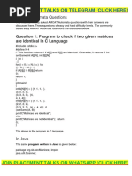 AMCAT Automata Questions