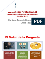 Presentación Coaching Profesional Sesión .- 2 - 2022 - Docencia Universitaria