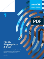 Biometrics Guidance Document Faces Fingersprint Feet-July-2019