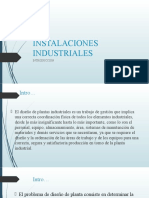 INSTALACIONES INDUSTRIALES - Intro