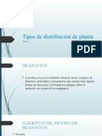 Tipos de Distribución de Planta - Tema2