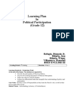 Learning Plan BSED 3