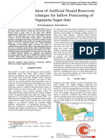 An Implementation of Artificial Neural Reservoir Computing Technique For Inflow Forecasting of Nagarjuna Sagar Dam