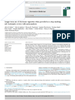 Longer-Term Use of Electronic Cigarettes When Provided As A Stop Smoking Aid: Systematic Review With Meta-Analyses