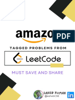 Amazon Tagged Leetcode Problem