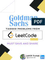 Goldman Sacs Tagged Leetcode Problem