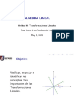 Diapositivas - AL - 2020-01 - Inversa de Una Transformación Lineal