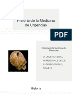 Historia de La Medicina de Urgencias