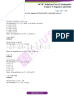 NCERT Solutions For Class 11 Maths Chapter 9 Sequences and Series