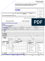 Application Form (Size A4)