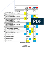 Jadwal Maret 2022