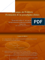 Emergencia Del Campo Del Folklore. Paradigma Clpasico, Díaz, C