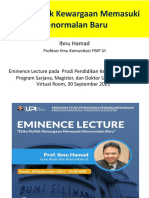 Eminence Lecture UPI Bandung