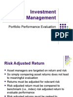 Investment Performance Evaluation