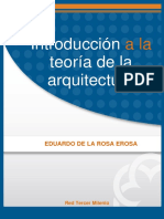 Introducción a la teoría de la arquitectura: diseño, proyecto y resolución de problemas