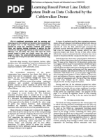 The Deep Learning Based Power Line Defect Detection System Built On Data Collected by The Cablewalker Drone