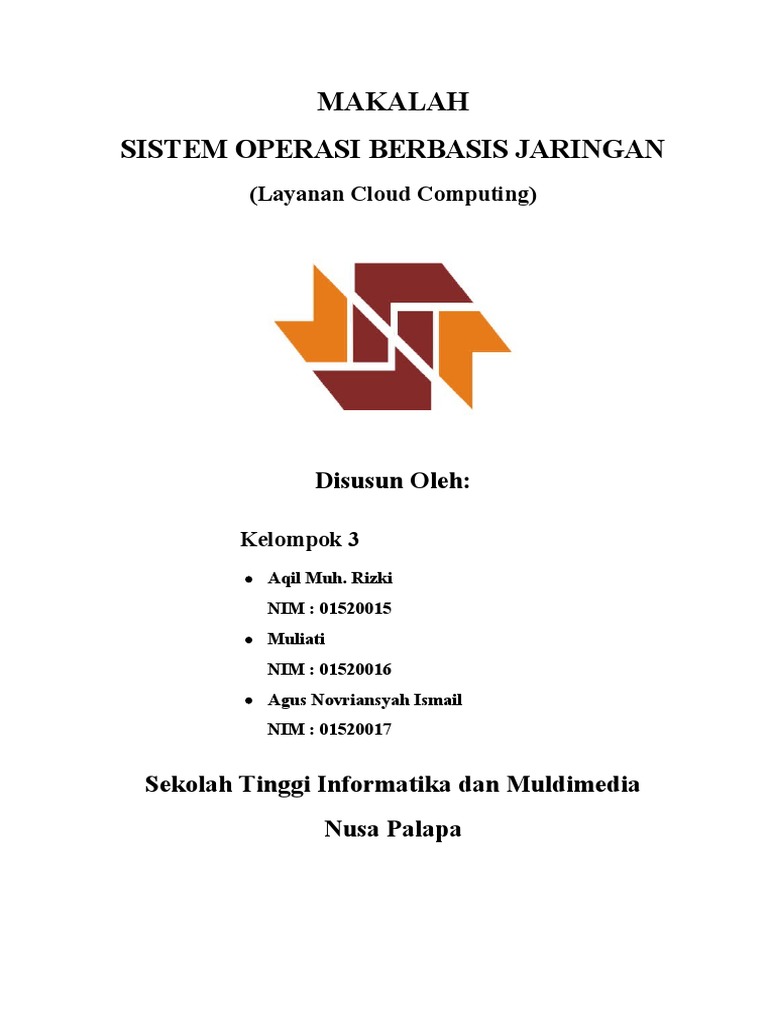 MAKALAH Cloud Computing | PDF | Bisnis