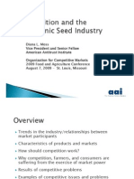 Competion &amp Transgenic Seed Industry 2009