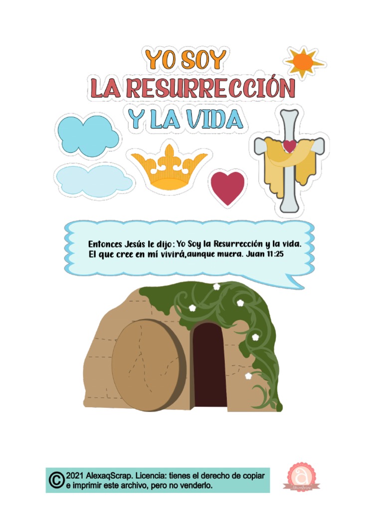 Imprimible Yo Soy La Resurrección y La Vida | PDF
