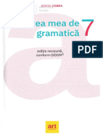 Cartea Mea de Gramatica. Limba Si Literatura Romana - Clasa 7 - Sofia Dobra
