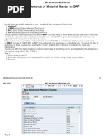 6 MM17 - Mass Maintenance of Material Master in SAP