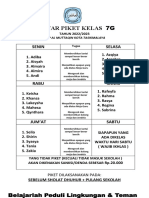 02 Daftar Piket Kelas 7G