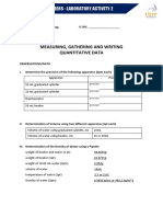 Dinorog - Activity 2 - Lab Exercise Data Sheet