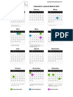 Calendario Laboral Madrid 2021 PDF