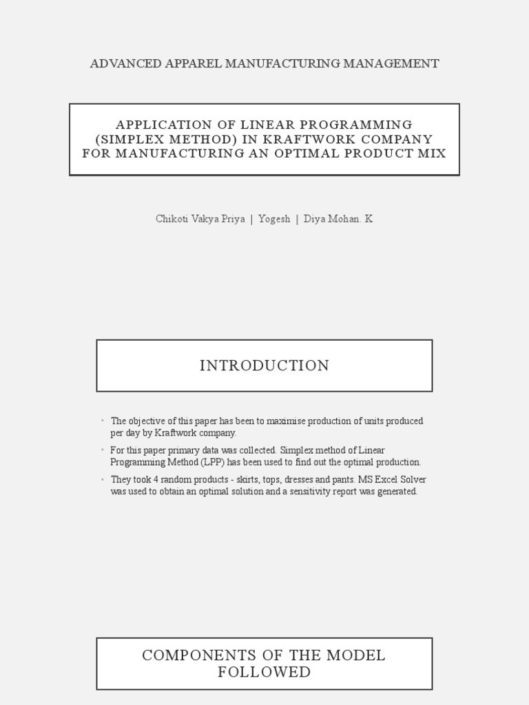 Advanced Apparel Manufacturing Management Download Free PDF