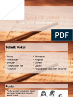 Aspek Teknik Vokal