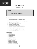 Chapter 1 - NATURE OF STATISTICS