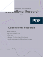 Correlational Research Group 2