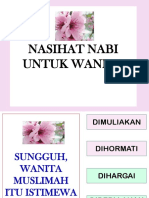 Nasihat Nabi Untuk Muslimah - Ummu Yusuf