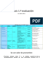 Sintaxis 2. Valores Del Se.