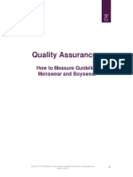 Section 6 TFG QA MANUAL - How To Measure Guideline Menswear and Boyswear