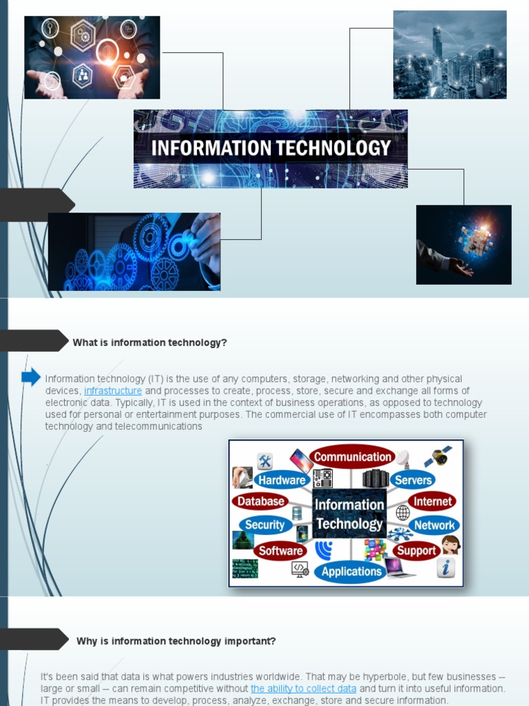 Information Technology PDF Information Technology Computer Network