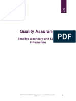 Section 15 TFG QA MANUAL - Textiles Washcare and Label Information - New PO