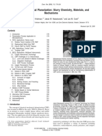 Chemical Mechanical Planarization - Slurry Chemistry, Materials, and Mechanisms