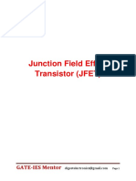 Junction Field Effect Transistor (JFET)