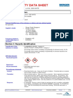 Luxol 1000 White Safety Data Sheet Summary