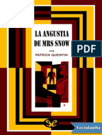 La Angustia de Mrs Snow - Patrick Quentin