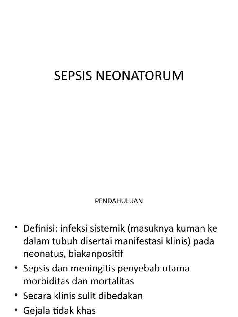SEPSIS NEONATORUM PDF