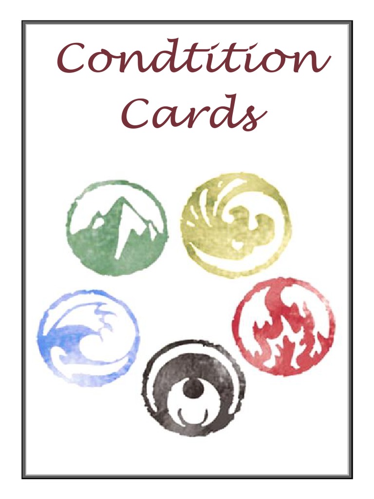 Condition Cards PDF Wound Armour