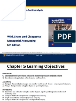 Unit 4 Cost-Volume-Profit Relationships