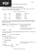 Math0300 Metric Units of Length