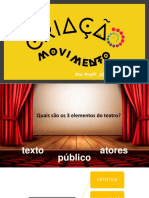 Os 3 elementos do teatro