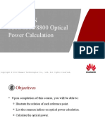 OTC107201 OptiX OSN 380068008800 Optical Power Calculation 