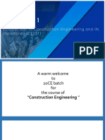 Construction Engineering and Its Importance