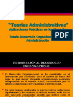 TEORÍAS ADMINISTRATIVAS - Desarrollo Organizacional